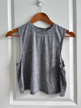 Girl’s Heather Gray Sleeveless Tank Top